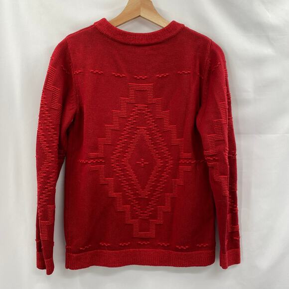 Pendleton XXS red southwestern crew sweater - Picture 4 of 5